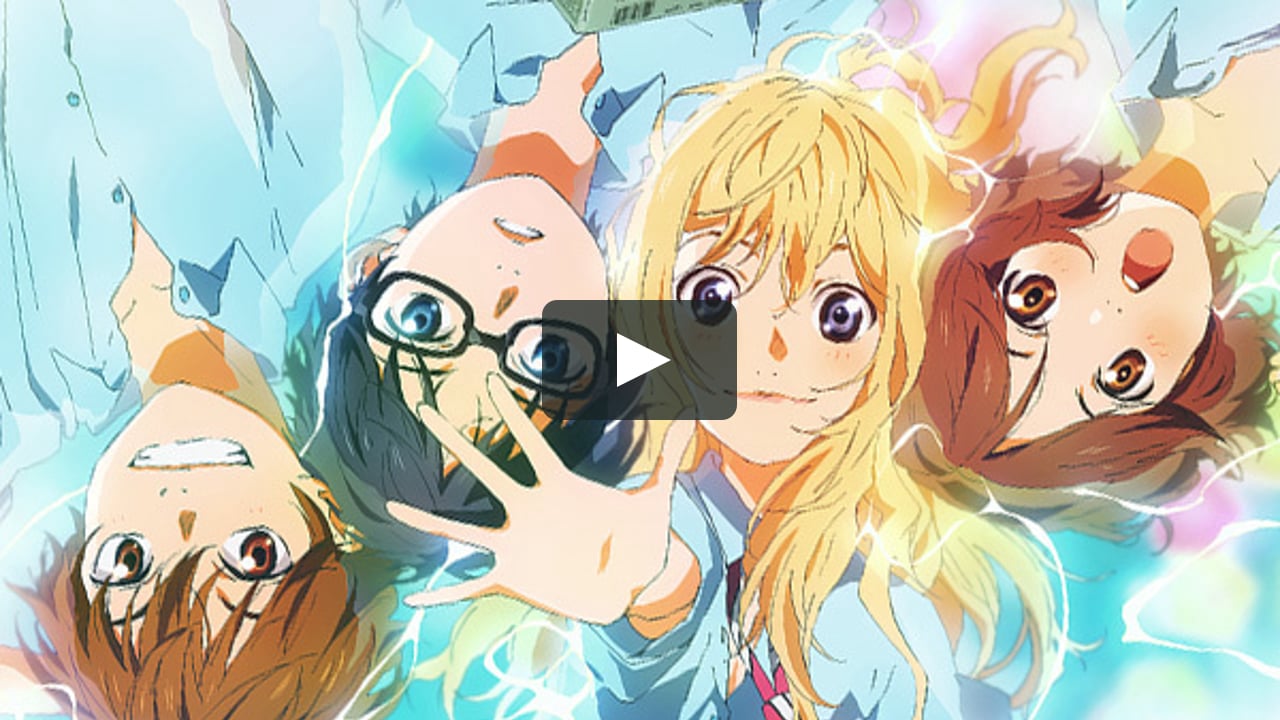 trailer for your lie in april anime