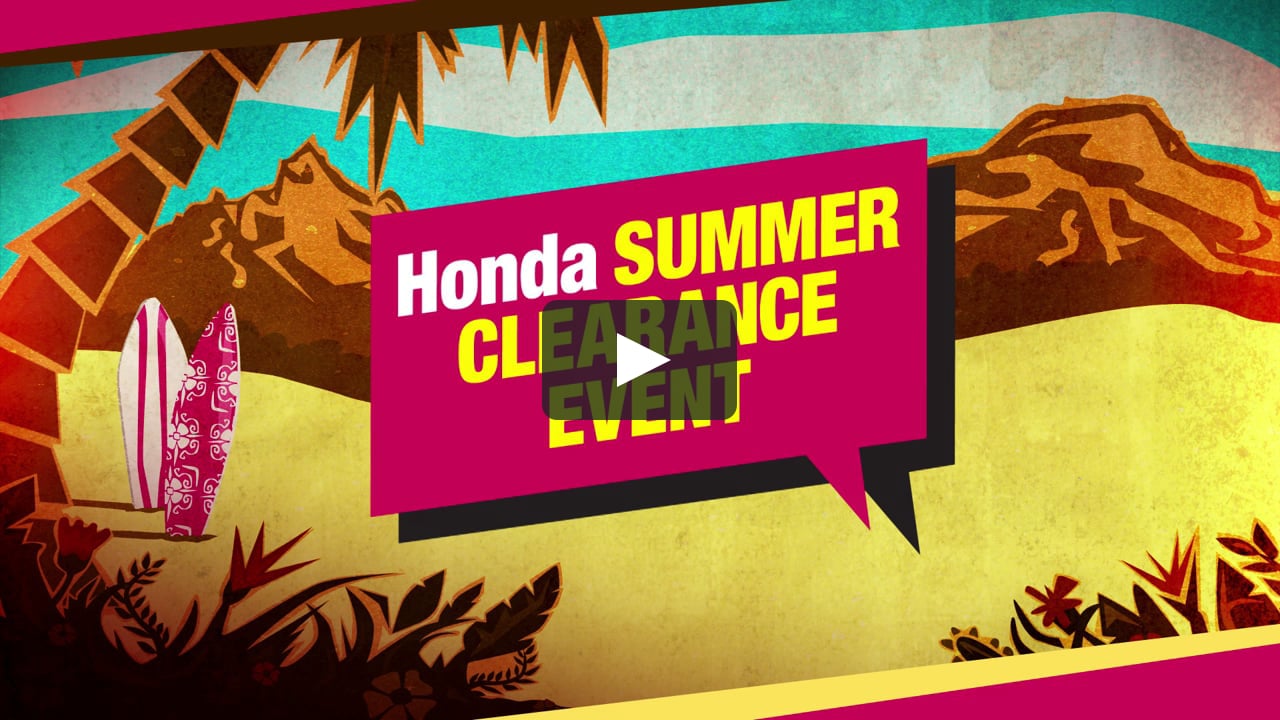 Honda Summer Clearance Campaign on Vimeo