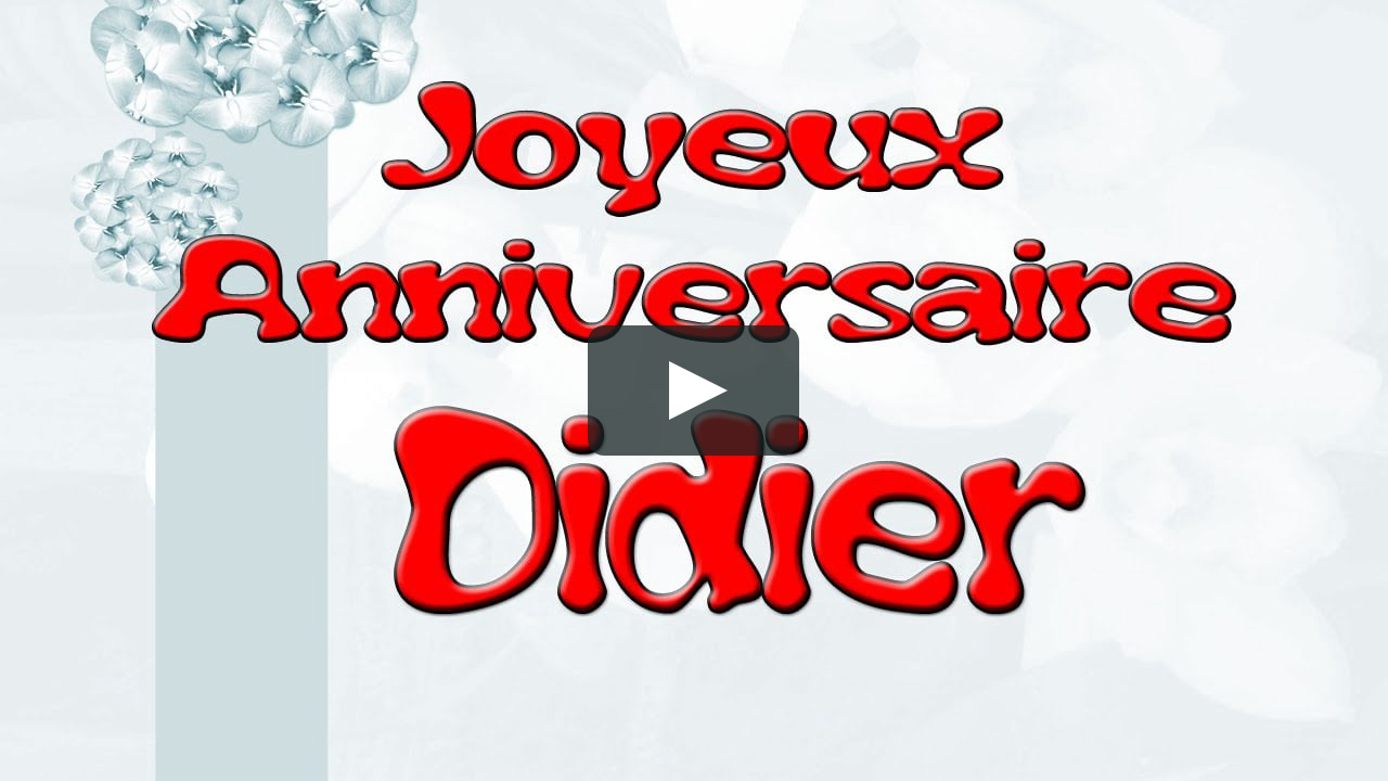 Anniversaire Des 63 Ans De Didier Pastre On Vimeo