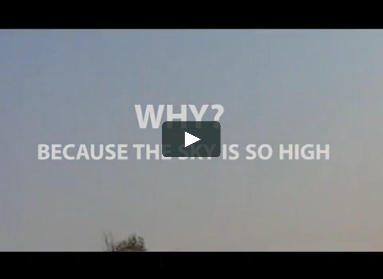 Because Sky Is So High On Vimeo