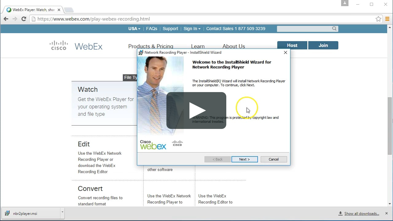 webex recording editor version you are using is older