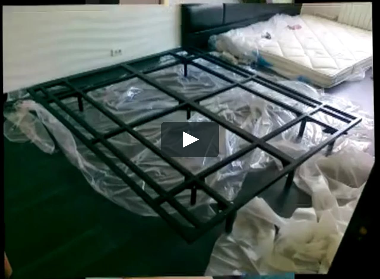 кровать подиум из металла