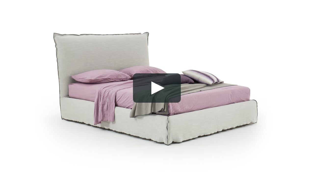 Royal bed with fabric valance on Vimeo