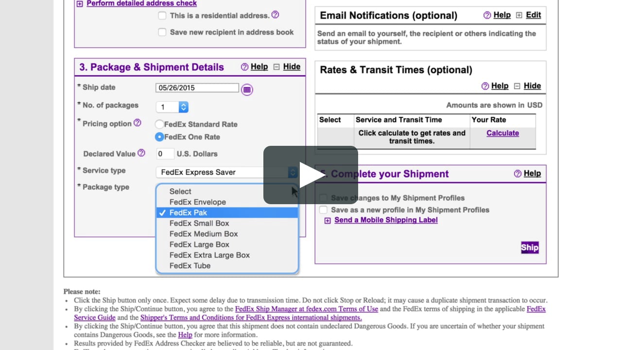 Create FedEx Shipping Labels Online For Any Shipment