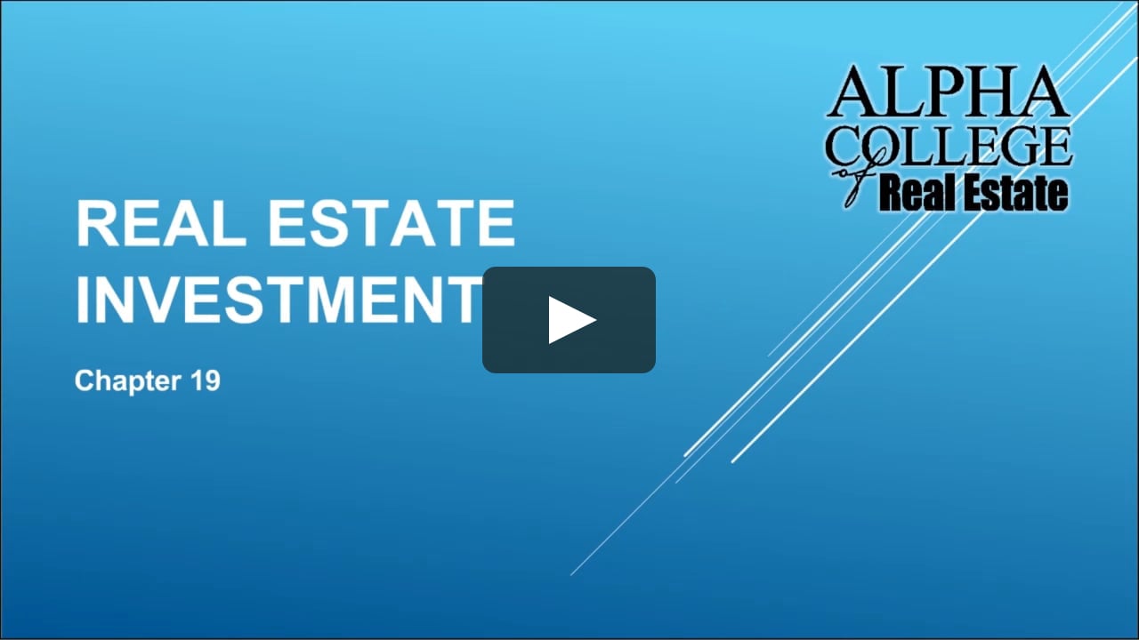 real estate investment principles