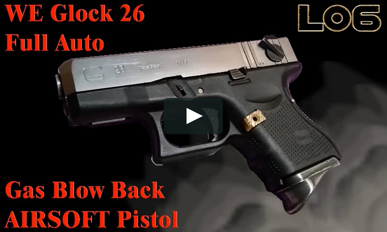 WE Glock 26 Full Auto Review - 3500 rds.