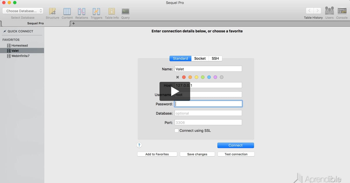 11. Configuración de la base de datos