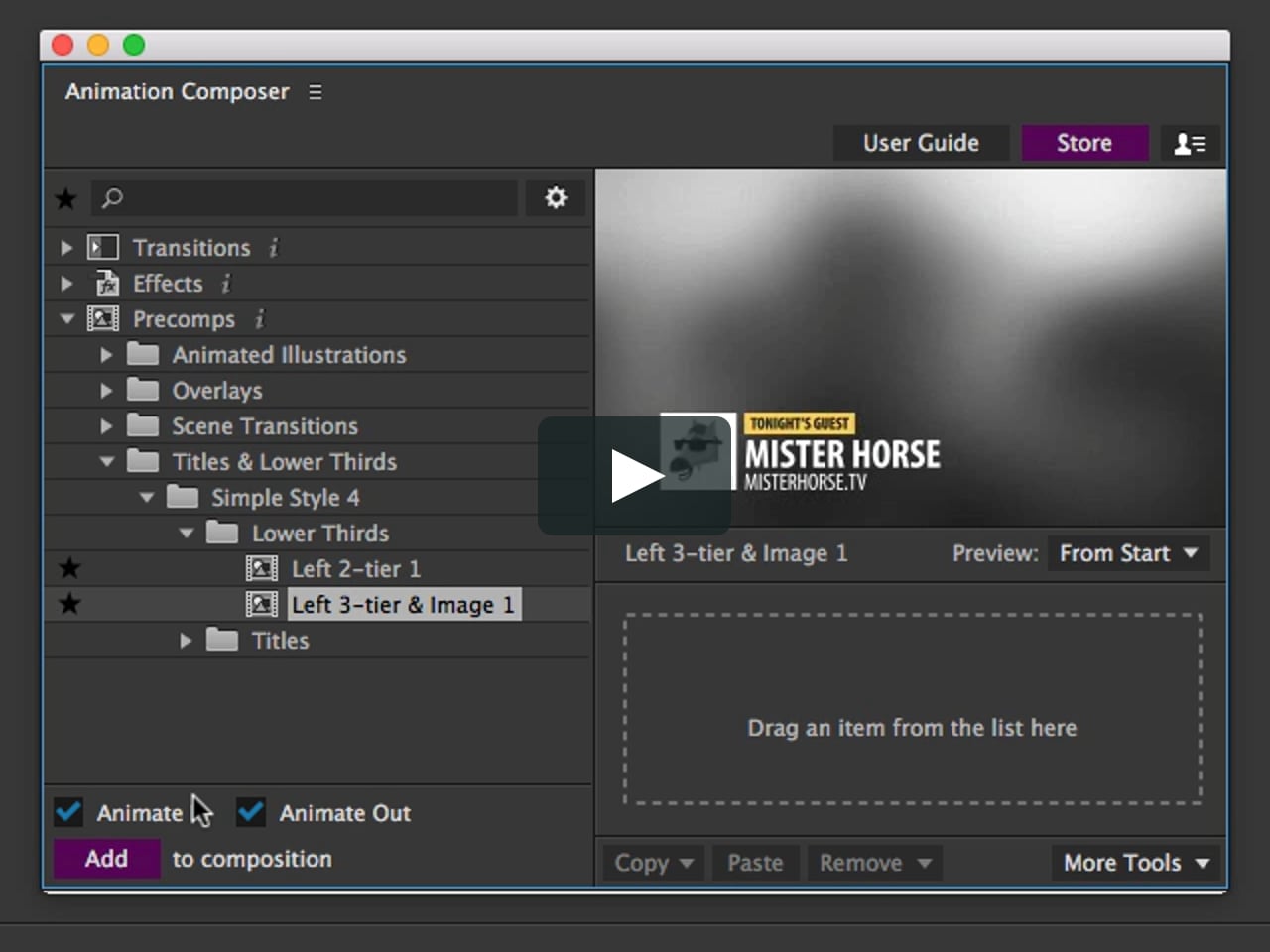 Animation Composer - Adding & Removing on Vimeo