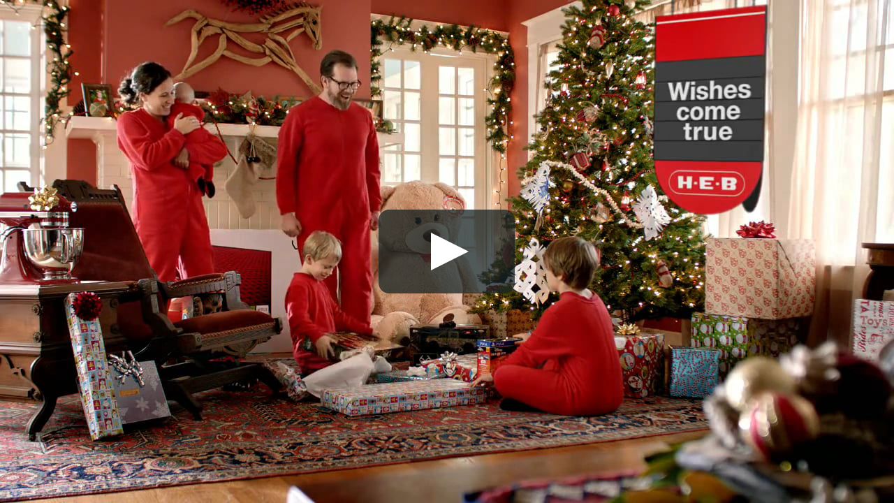 HEB "Holiday Wishes Come True" 2015 Holidays Commercial Campaign