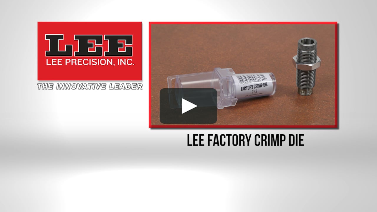 Lee Factory Crimp Die on Vimeo