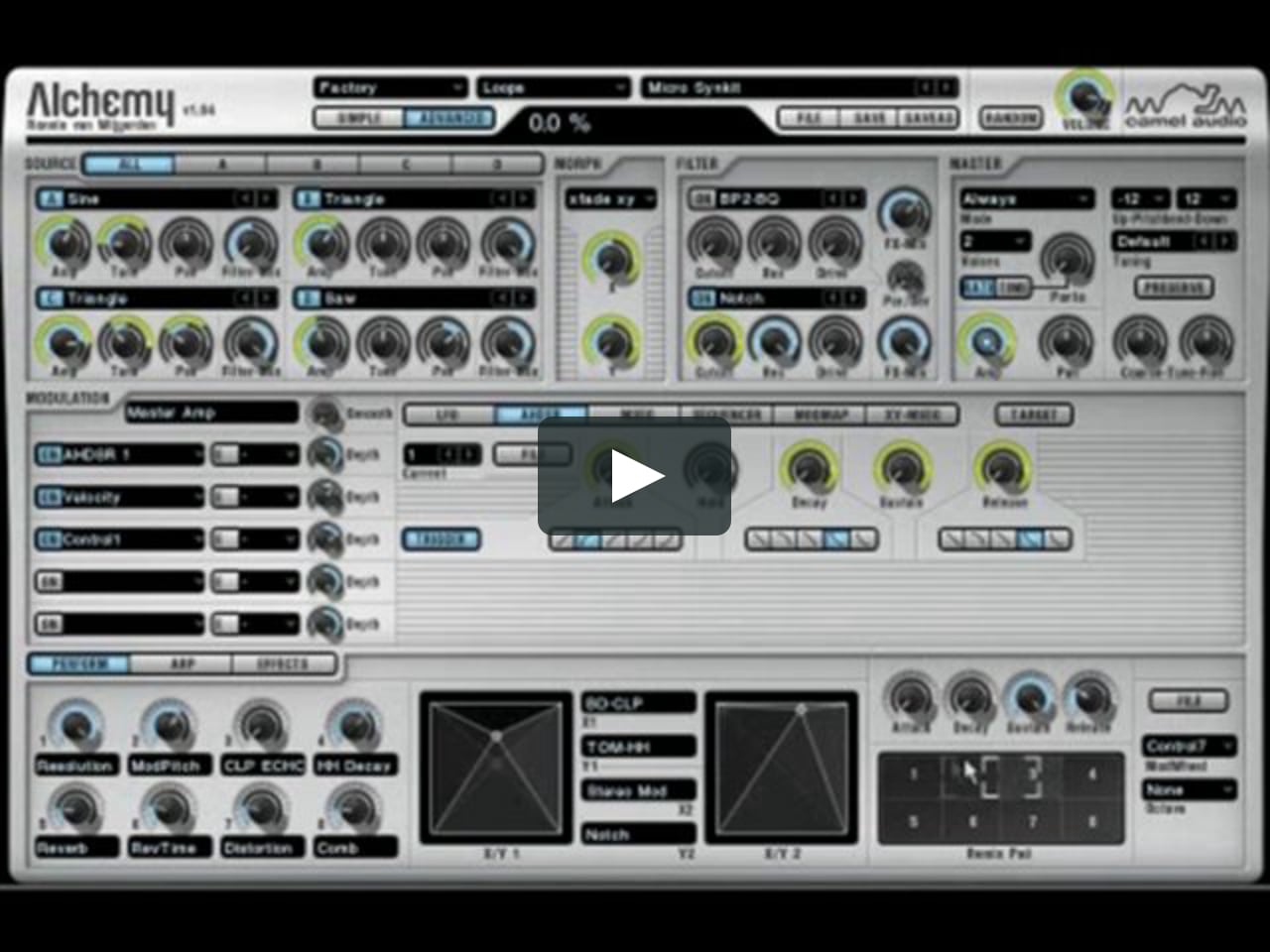 Camel Audio Alchemy Perform Section On Vimeo 