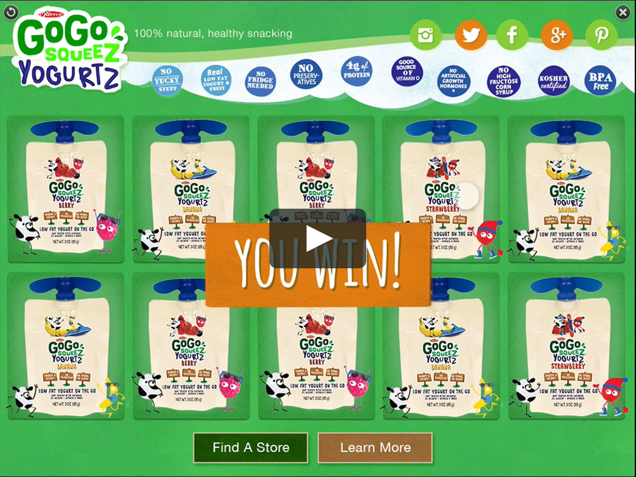 Rich Media Advertisement Gogo Squeez On Vimeo