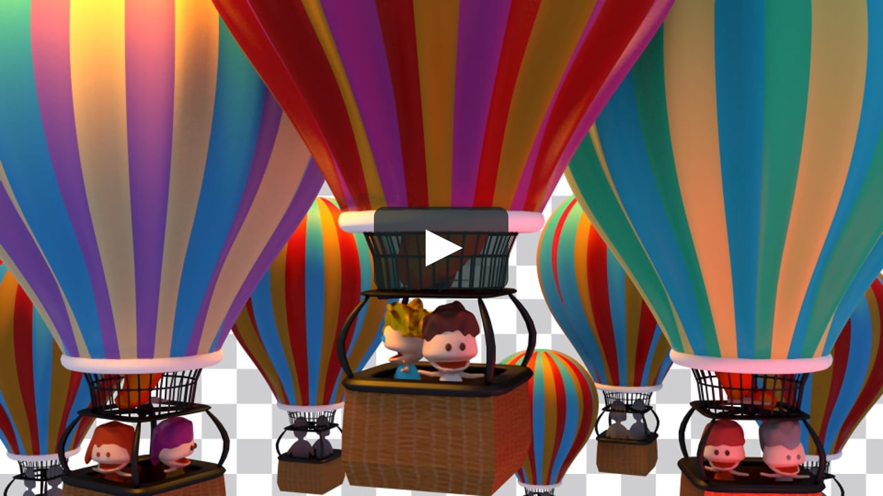 Kids On Hot Air Balloon Ride - Motion Graphic Project - Cartoon Animation -  tykcartoon on Vimeo