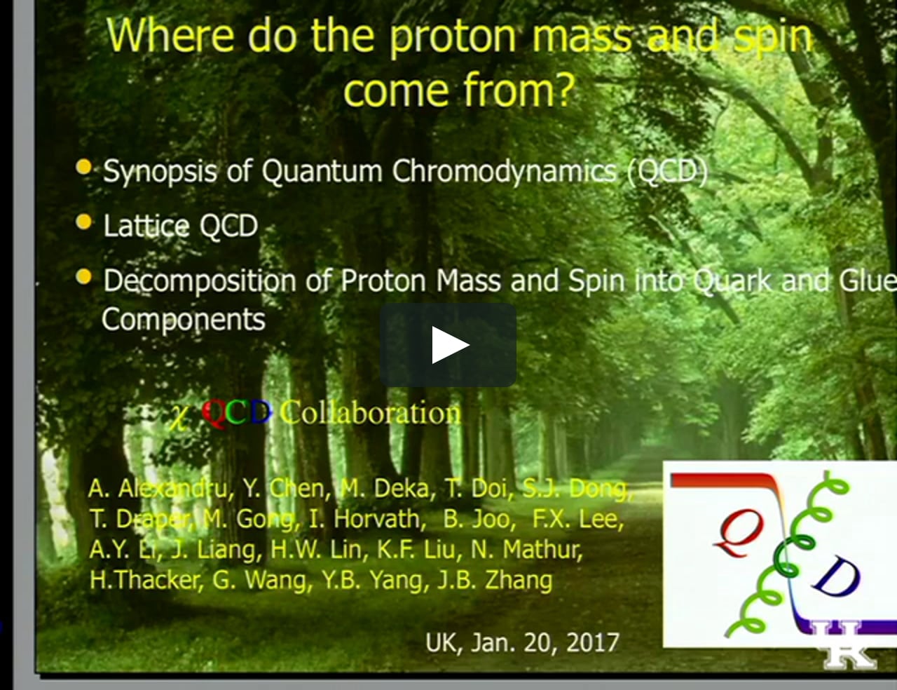 Where Do The Proton Mass And Spin Come From On Vimeo Where Do The Proton Mass And Spin Come From On Vimeo