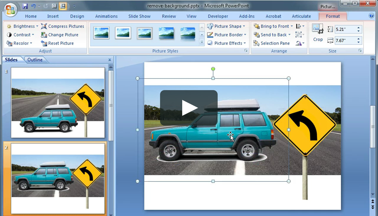 Learn how to remove the background from images in #PowerPoint 2007 on Vimeo