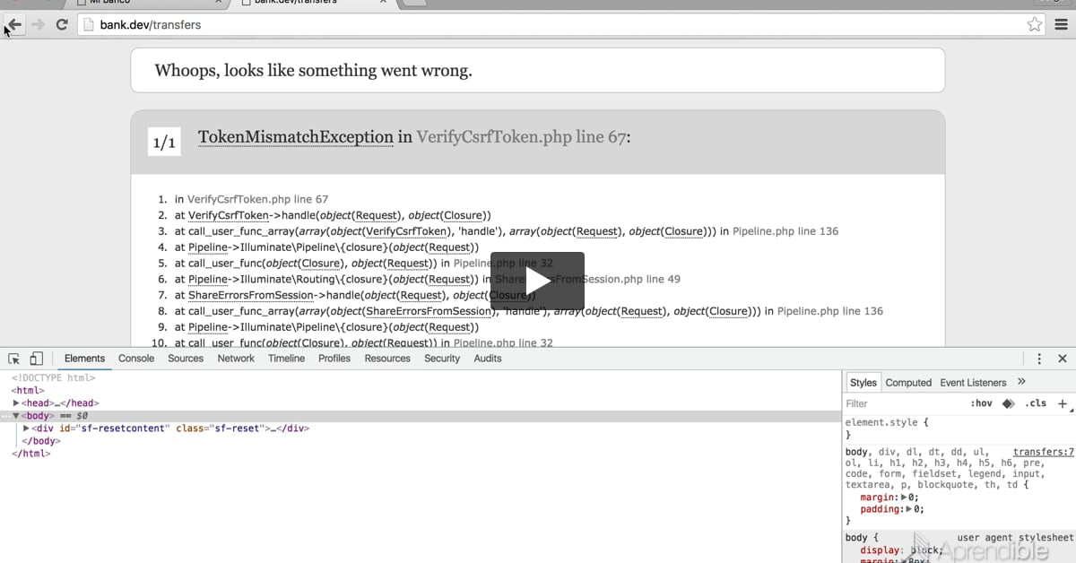 10. Qué significa CSRF y cómo solucionar el error 419