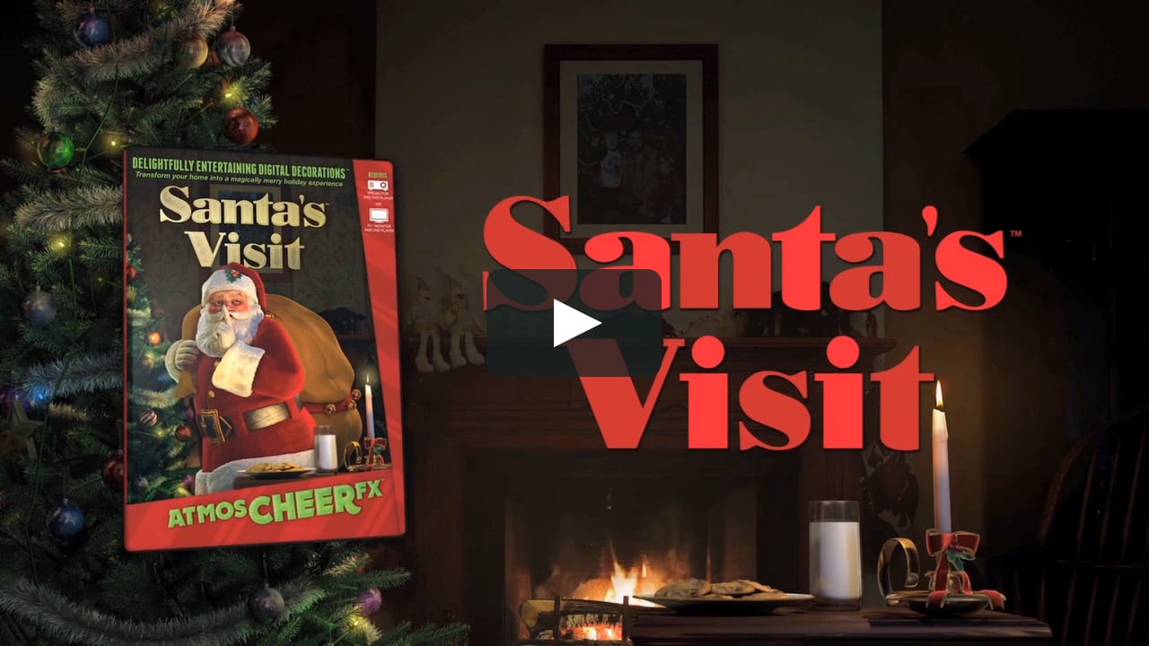 AtmosCHEERfx Santa Visit Holiday Digital Decorations 