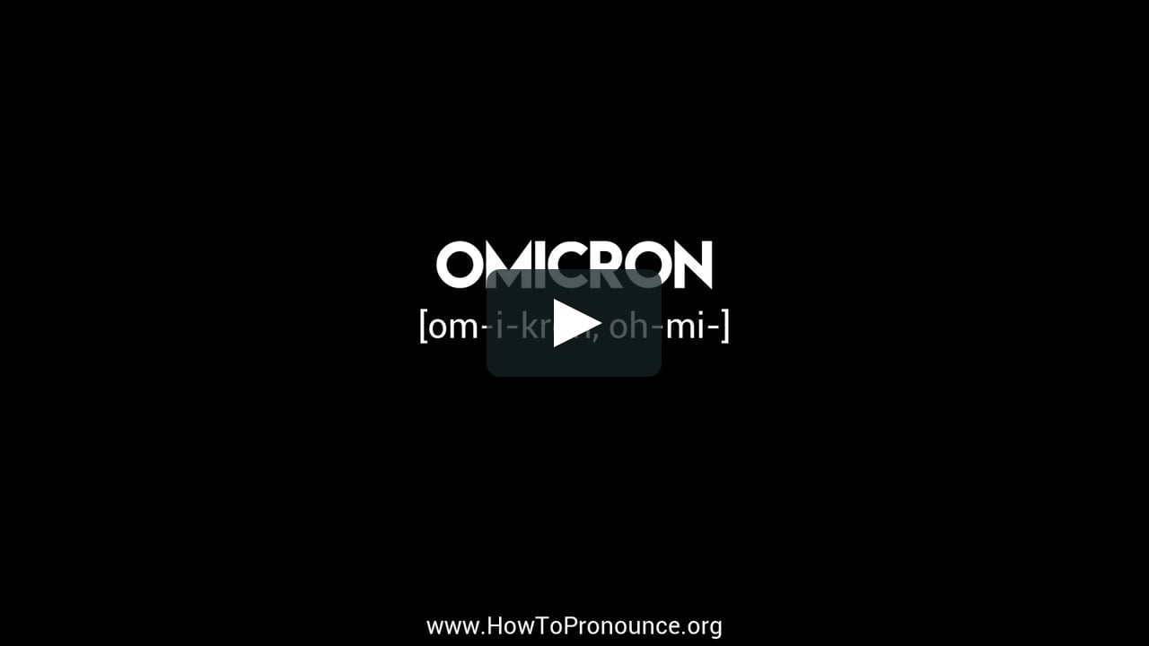 Omicron pronunciation
