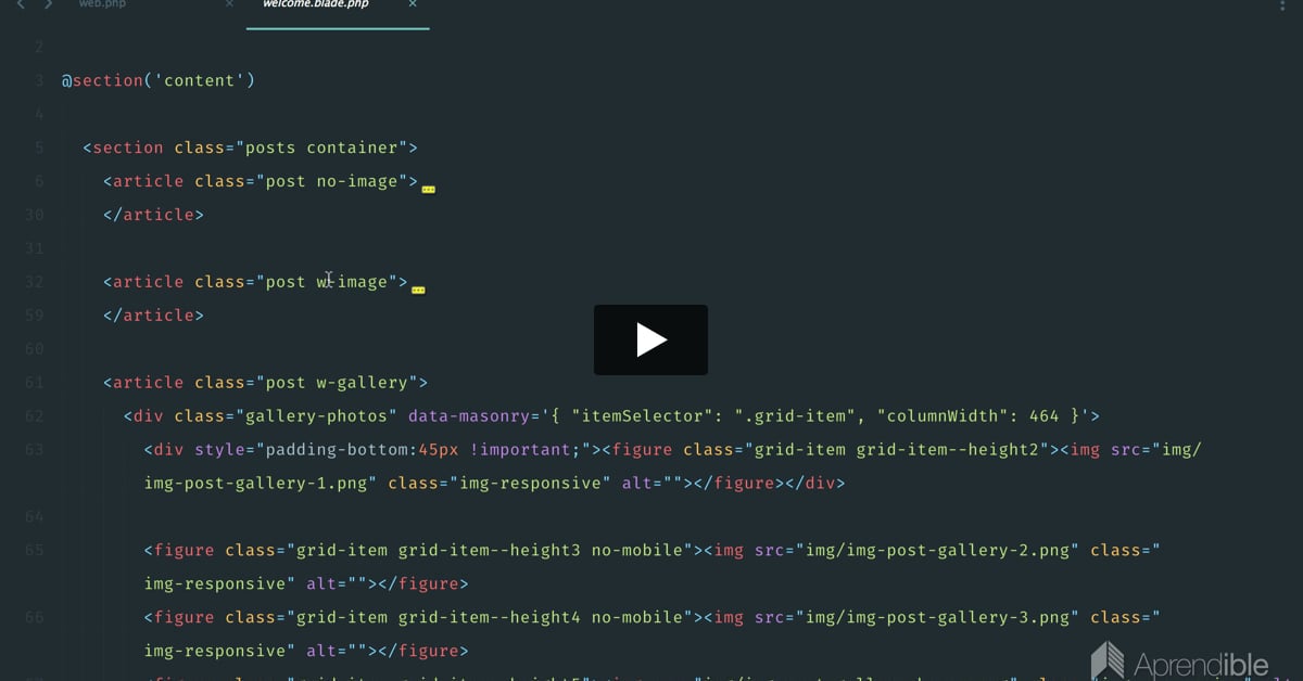 3. Mostrando los posts desde la base de datos