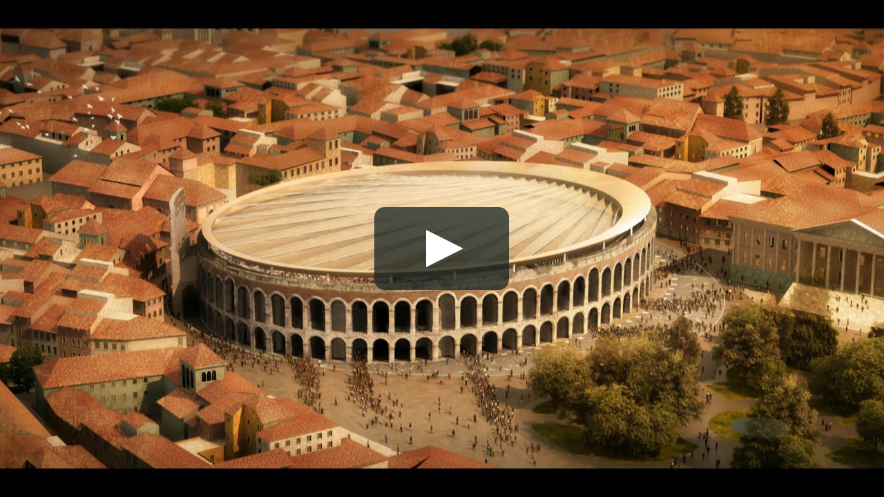 Animation of retractable roof of Arena di Verona in Italy on Vimeo