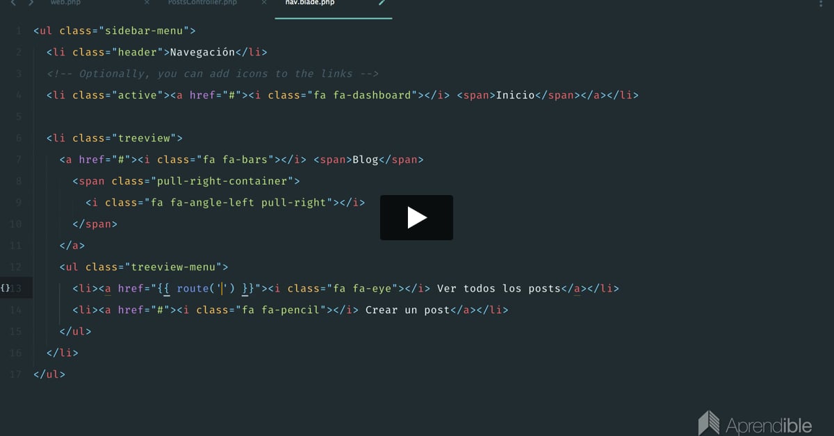 12. Mostrando los posts con DatatablesJs