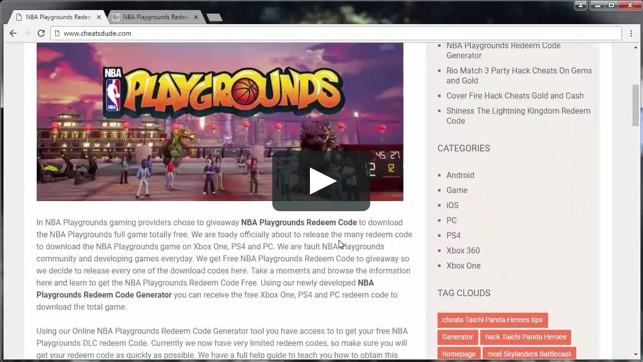 Bezighouden Beschuldiging token NBA Playgrounds Redeem Code Generator - Xbox One, PS4 and PC on Vimeo
