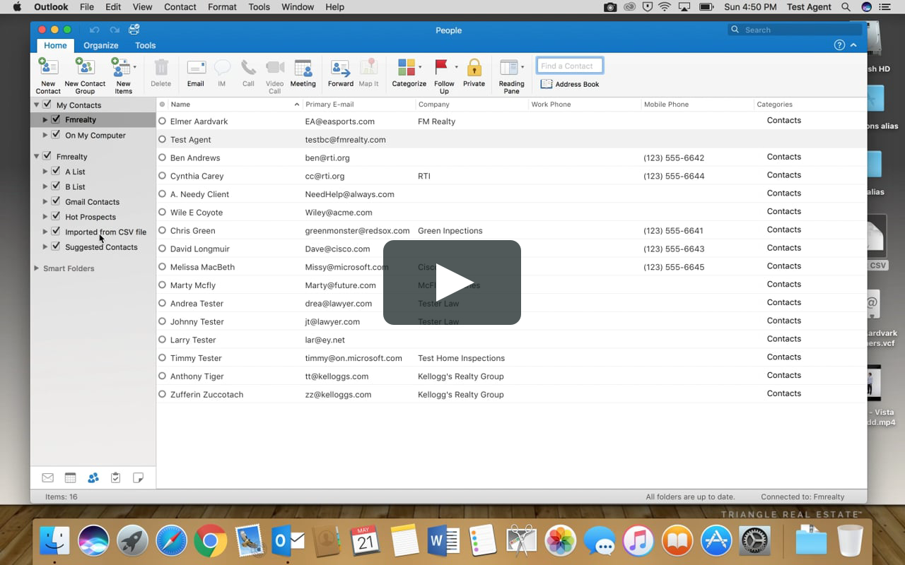 how to import contacts to outlook 2016 for mac