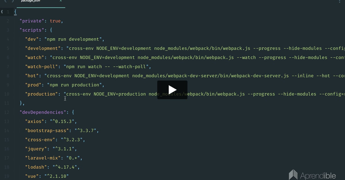 6. Creando un componente con Vuejs