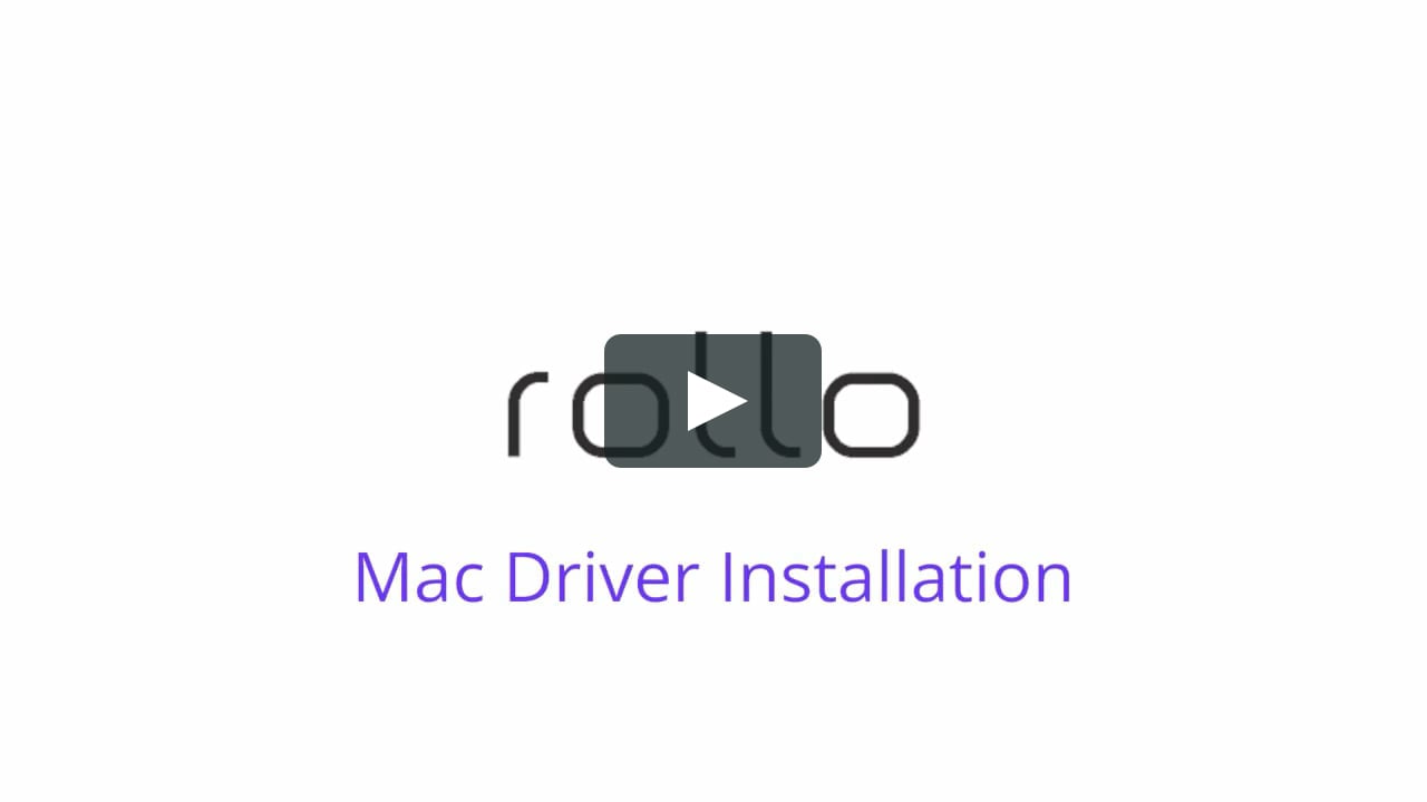 Mac Driver Installation for Rollo Printer