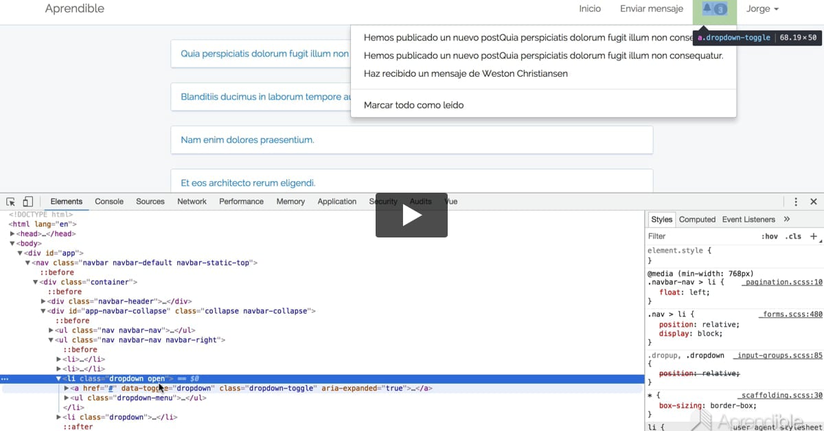 7. Componente de Vue.js | Parte 2