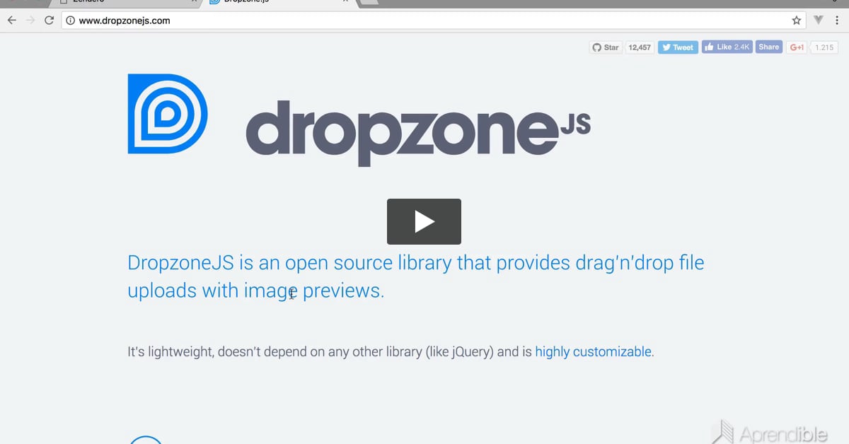 26. Cómo subir imágenes con DropzoneJS