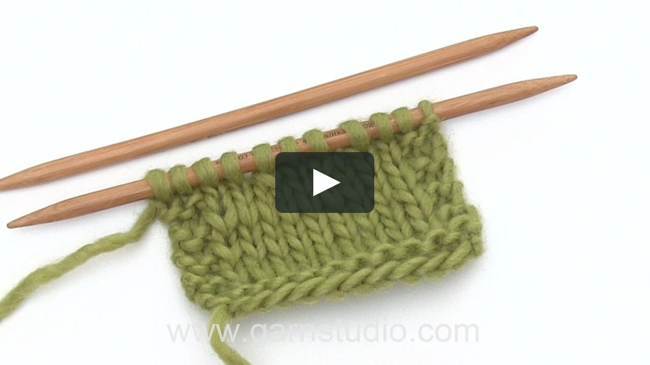 How to decrease by knitting 2 stitches (K2tog)