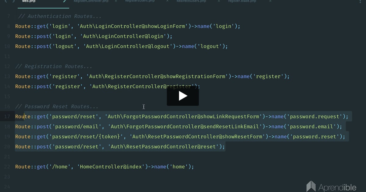 17. Cómo funciona el registro