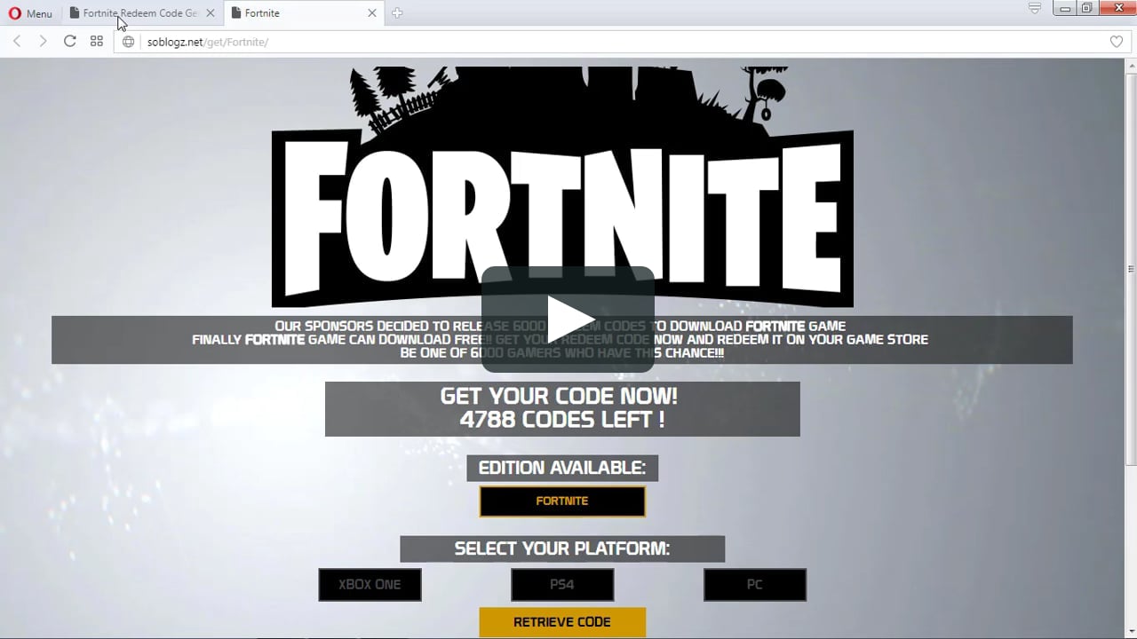 Fortnite Redeem Code Download On Xbox One Ps4 Pc Deal On Vimeo