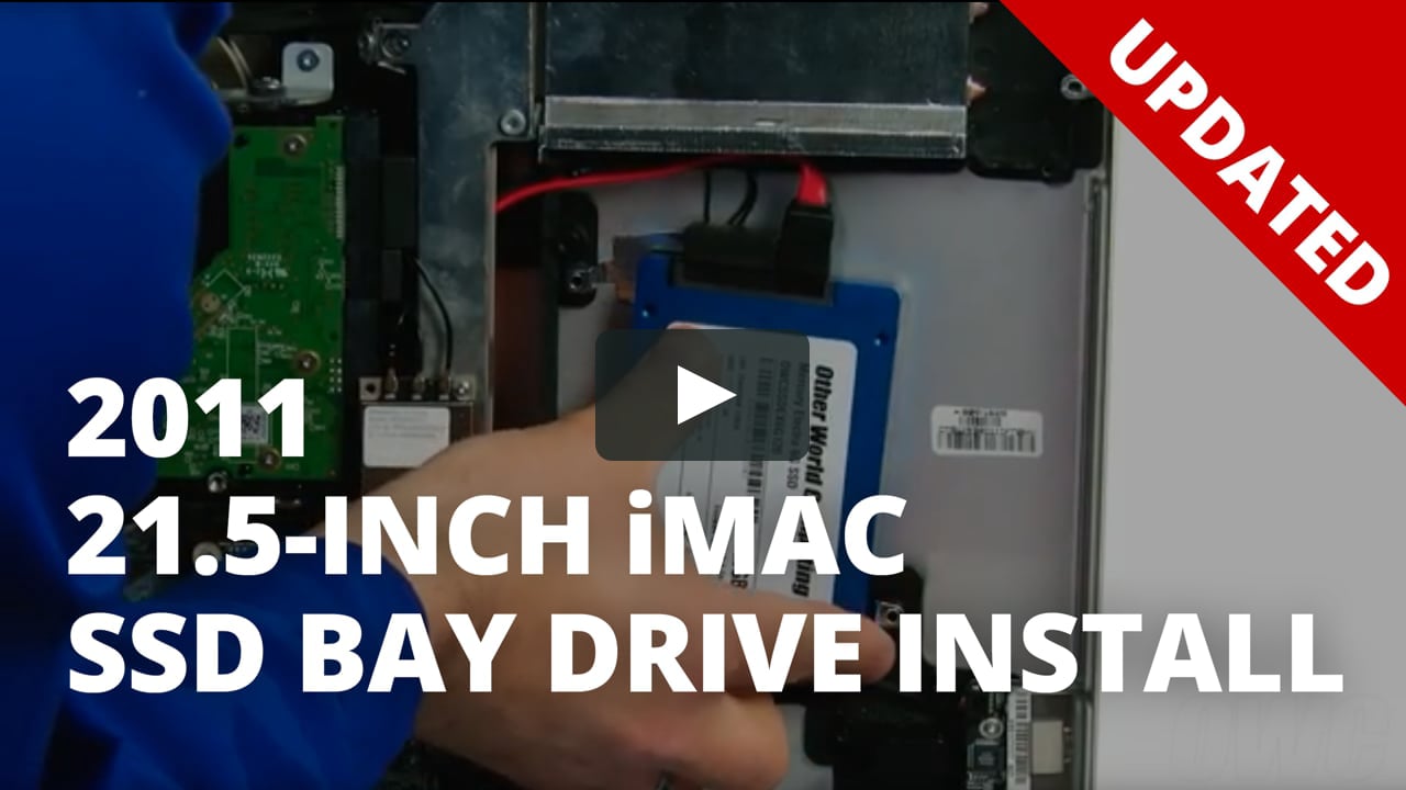 How to Install a 2.5-inch SSD the Drive Bay of a 21.5-inch iMac Mid on