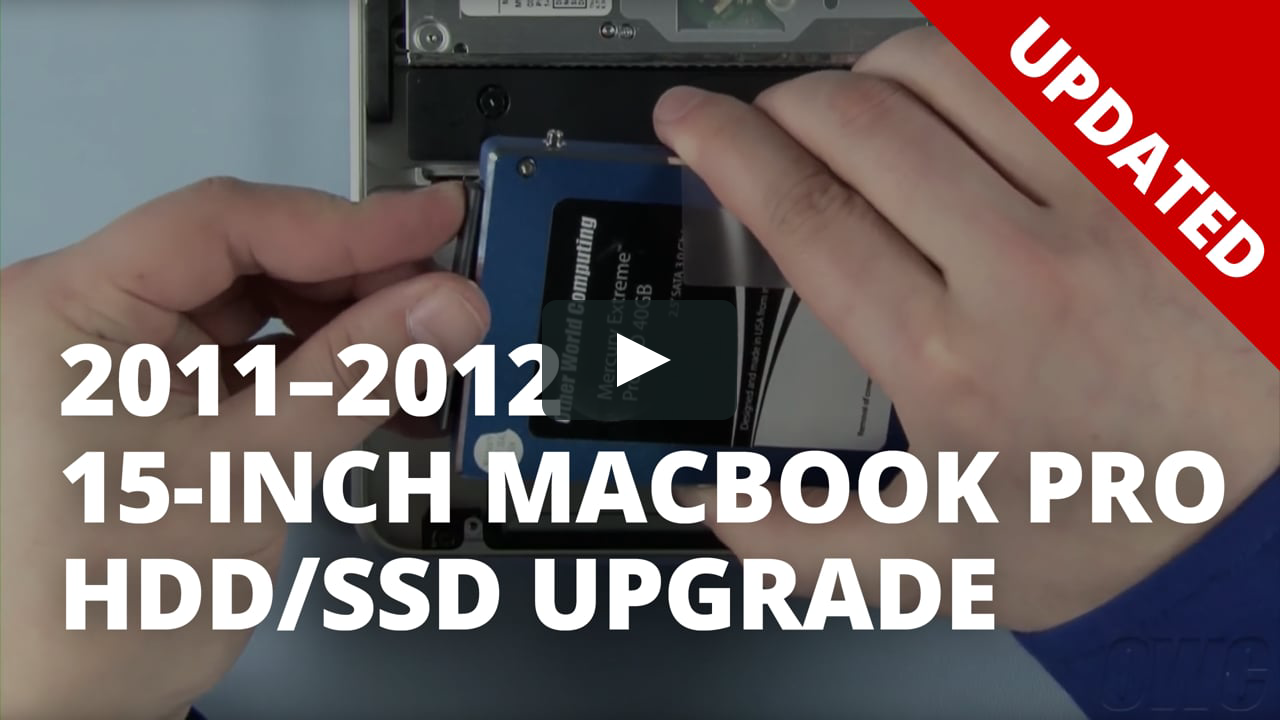 marmor arbejder artilleri How to Install a SSD or HDD in a 15-inch MacBook Pro (2011-2012) UPDATED on  Vimeo