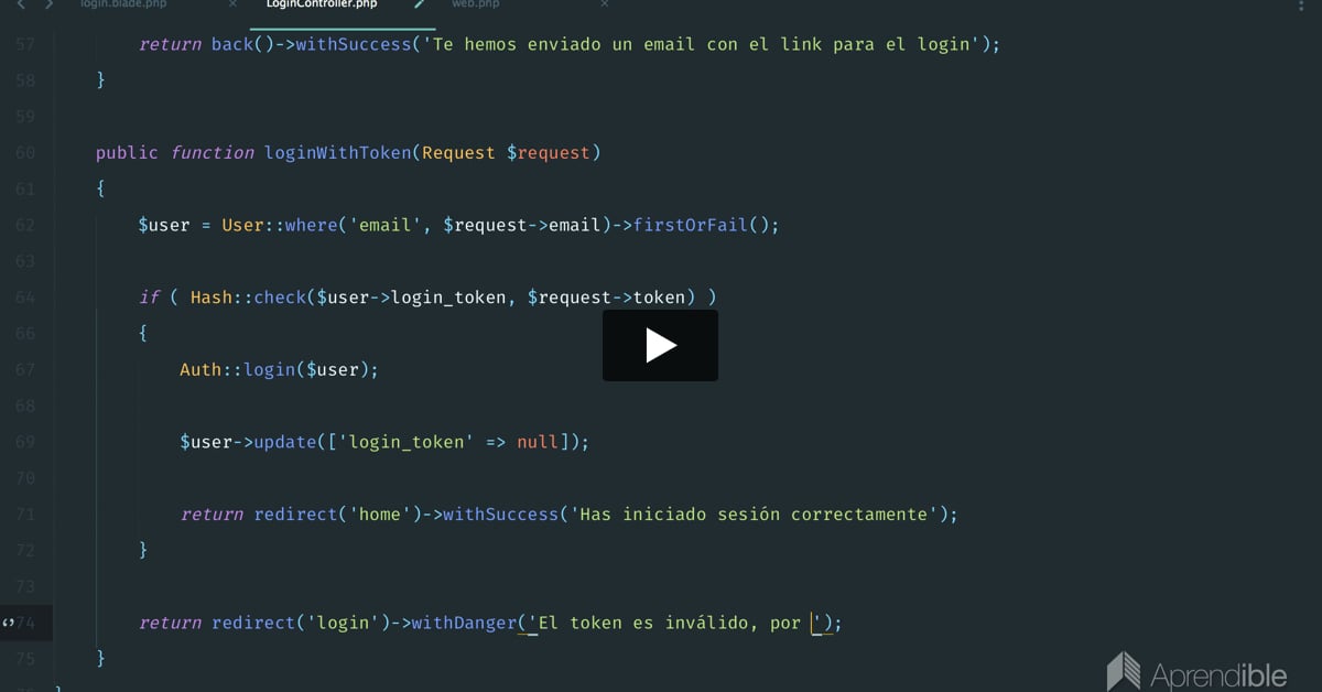 26. Login sin contraseña