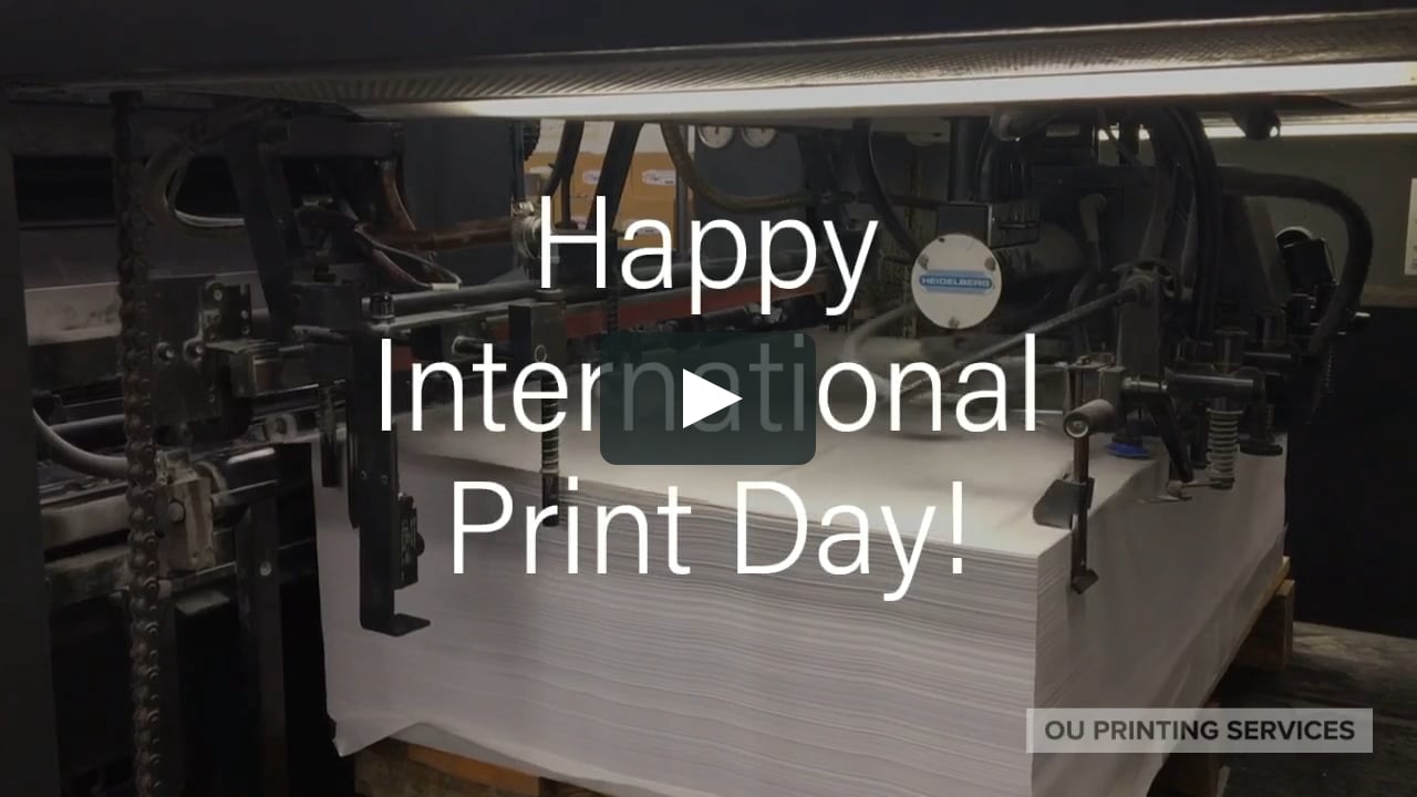 Udsæt Teenageår melodi Happy International Print Day on Vimeo