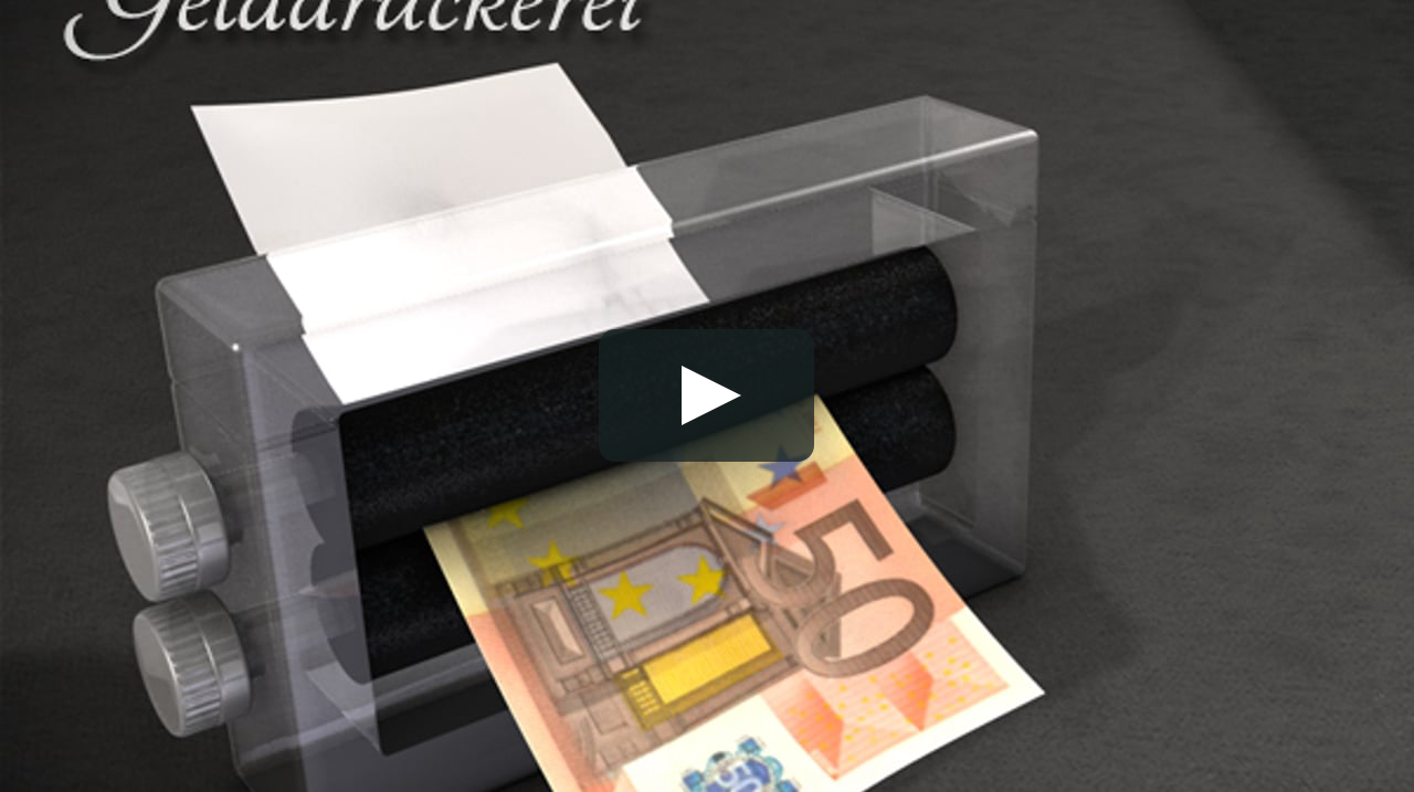 Zaubertrick Geld Gelddruckmaschine Hersteller E4S8 
