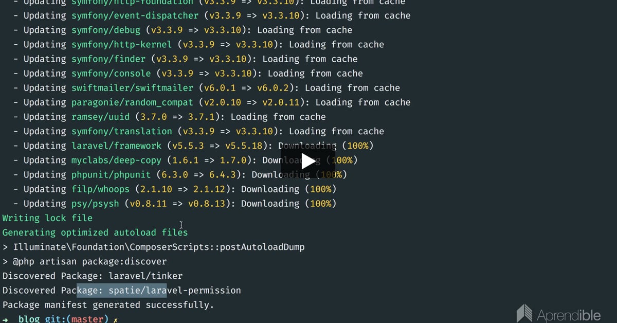51. Instalando el paquete laravel-permission
