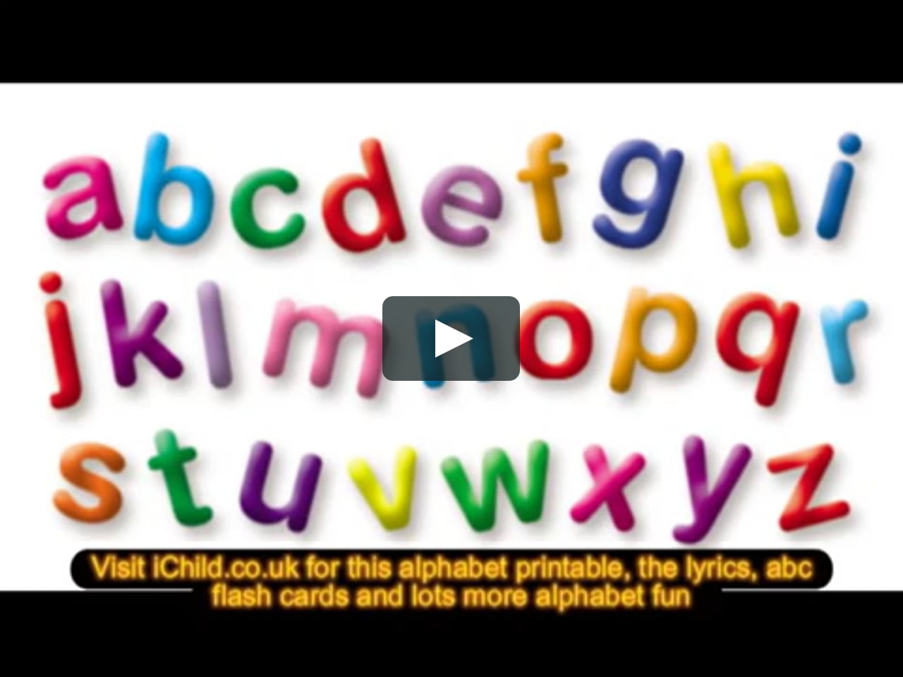 Abc Song Alphabet Song For Children Zed Version On Vimeo