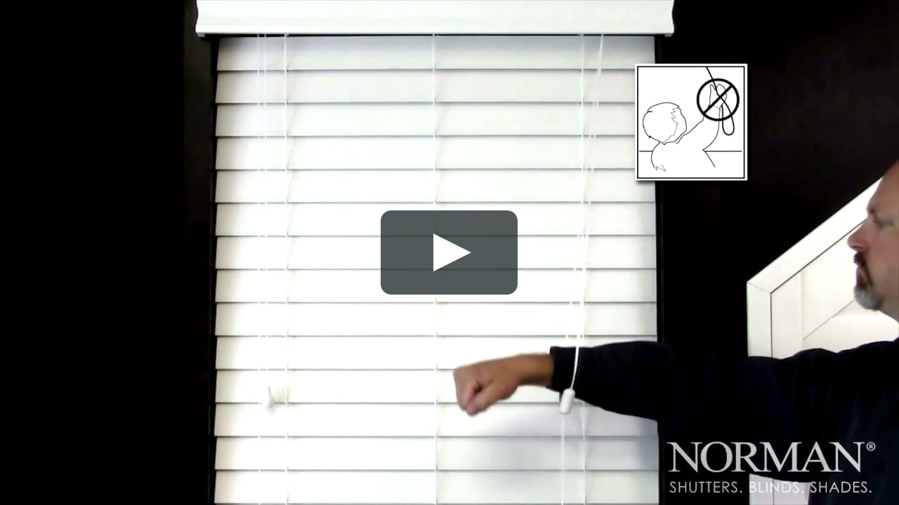 Norman® Child Safe Cord Release Device for Horizontal Blinds on Vimeo