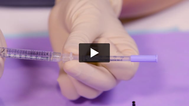 Filler Injection: Decanting Into A Syringe