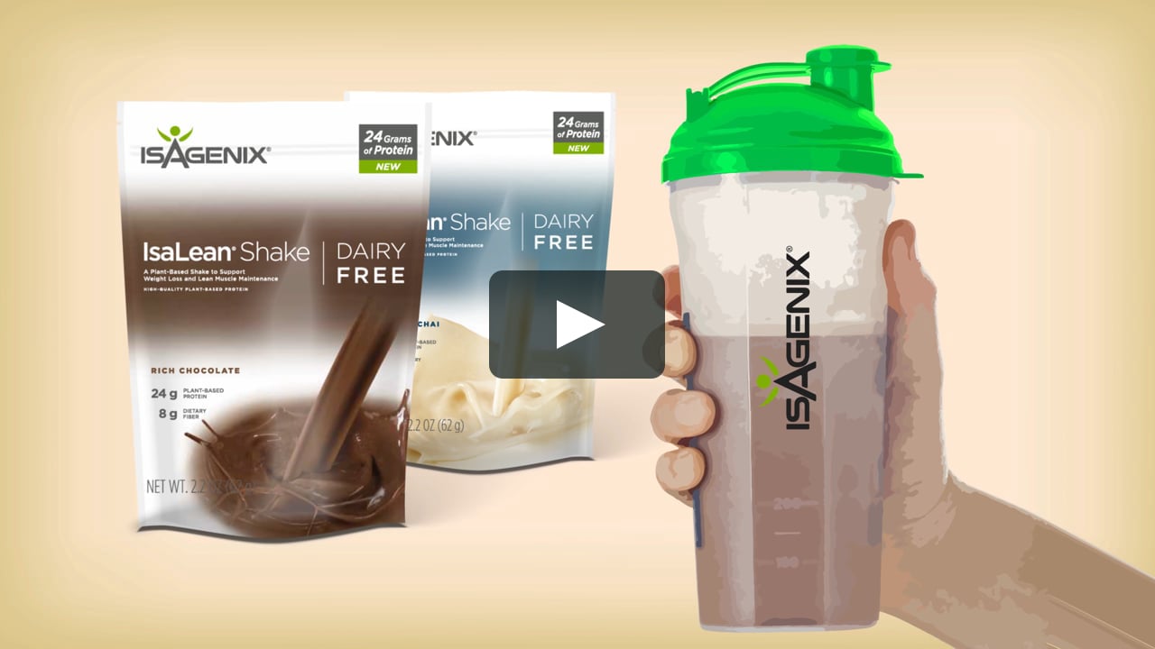 Isagenix IsaLean Shake Dairy-Free: #DrinkMorePlants