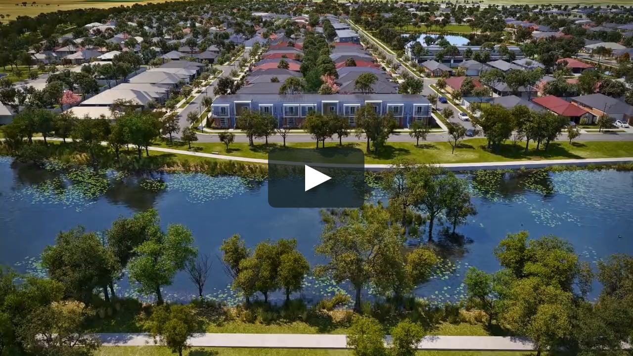 Virginia Grove an exclusive address in the north - 3D animation