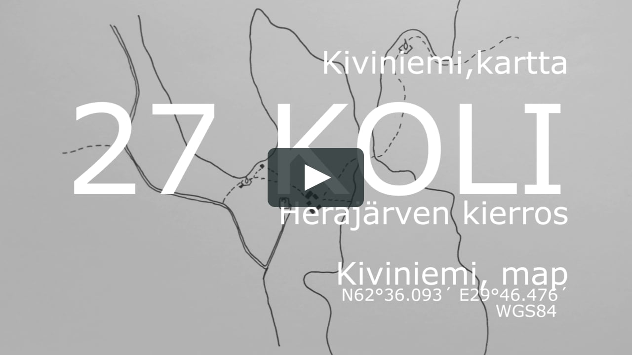 27 Koli - Kiviniemen kartta - Map of Kiviniemi - Herajärven kierros on Vimeo