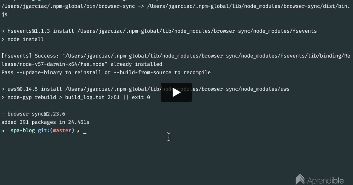 4. Configurando BrowserSync