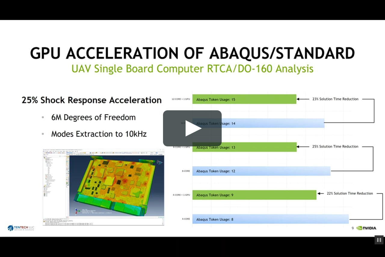 Computing: Abaqus 2017 Acceleration with NVIDIA GP100 on Vimeo