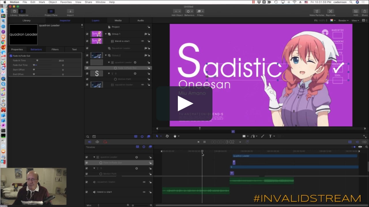 Invalidstream Build Creating A Blend S Meme Video In Motion On Vimeo