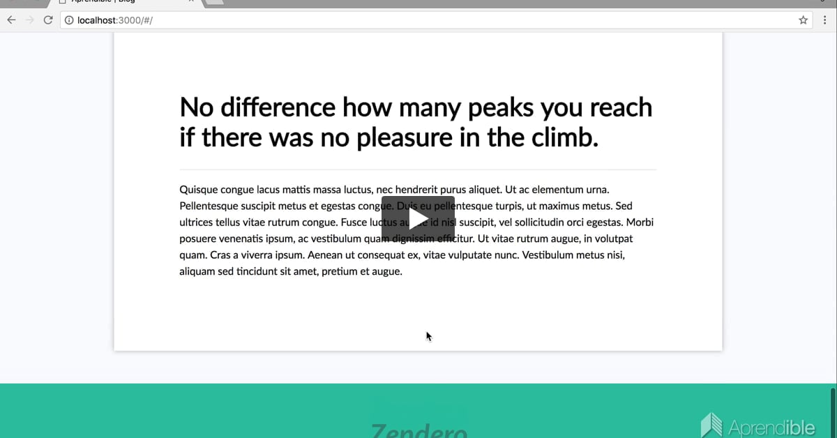 10. Mostrando los posts via AJAX